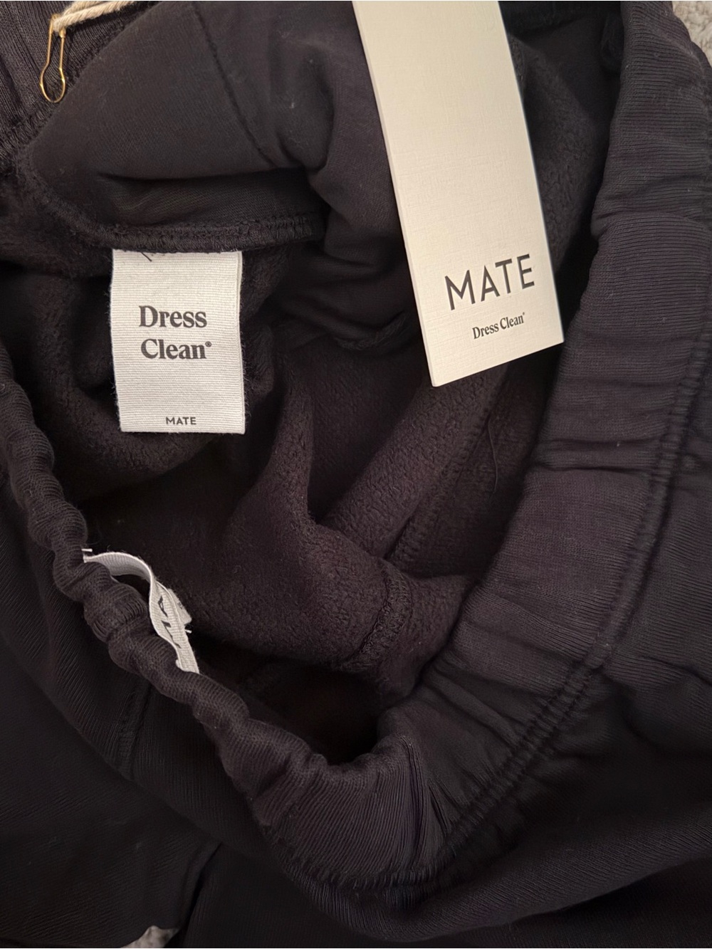 MATE the Label Black Organic Cotton Lounge Shorts Black Lounge Shorts Size XS NW - Picture 4 of 11